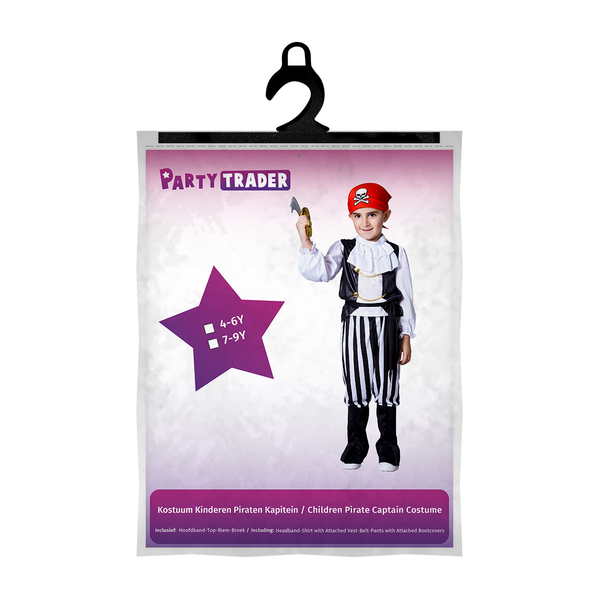 Kostuum kinderen piraten kapitein - Afbeelding 3
