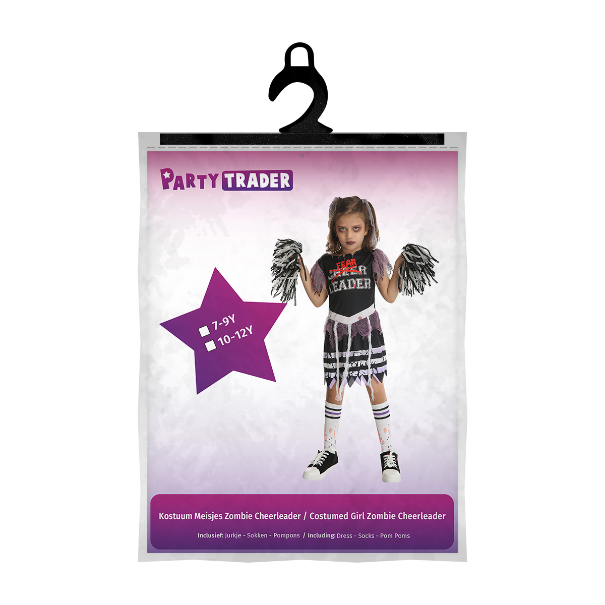 Kostuum Meisjes Zombie Cheerleader - Afbeelding 5
