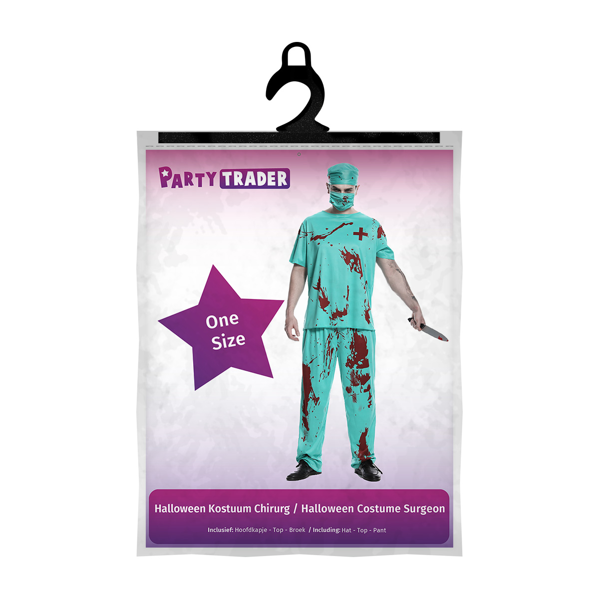 Halloween Kostuum Chirurg - One Size - Afbeelding 5