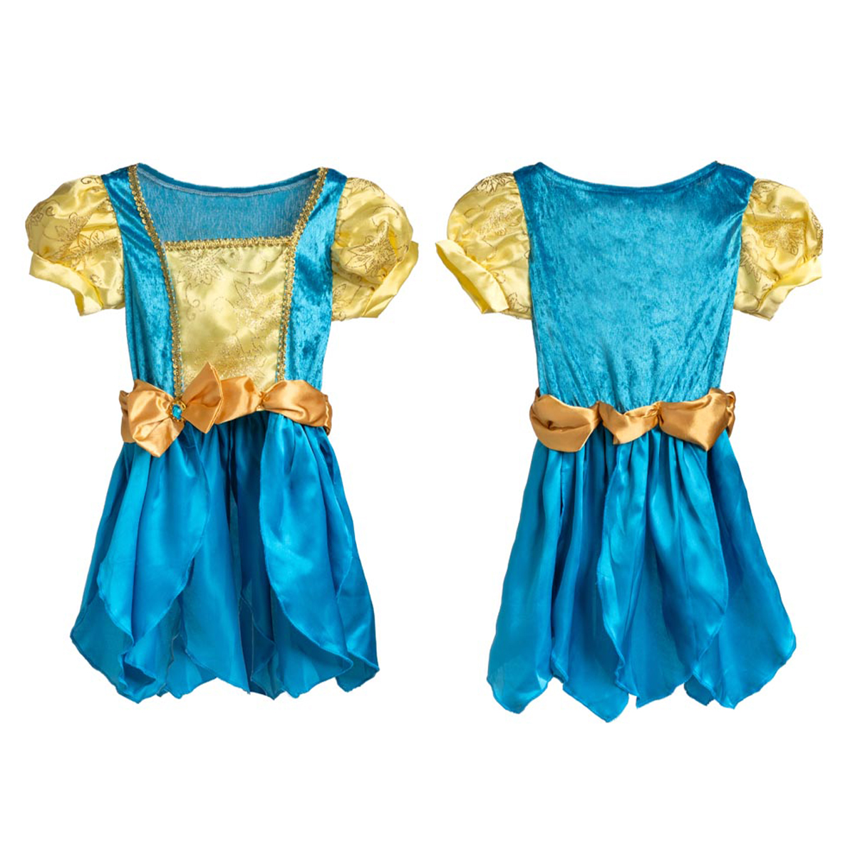 3-in-1 Prinsessenjurk voor Meisjes - Geel, Blauw en Roze - Afbeelding 9