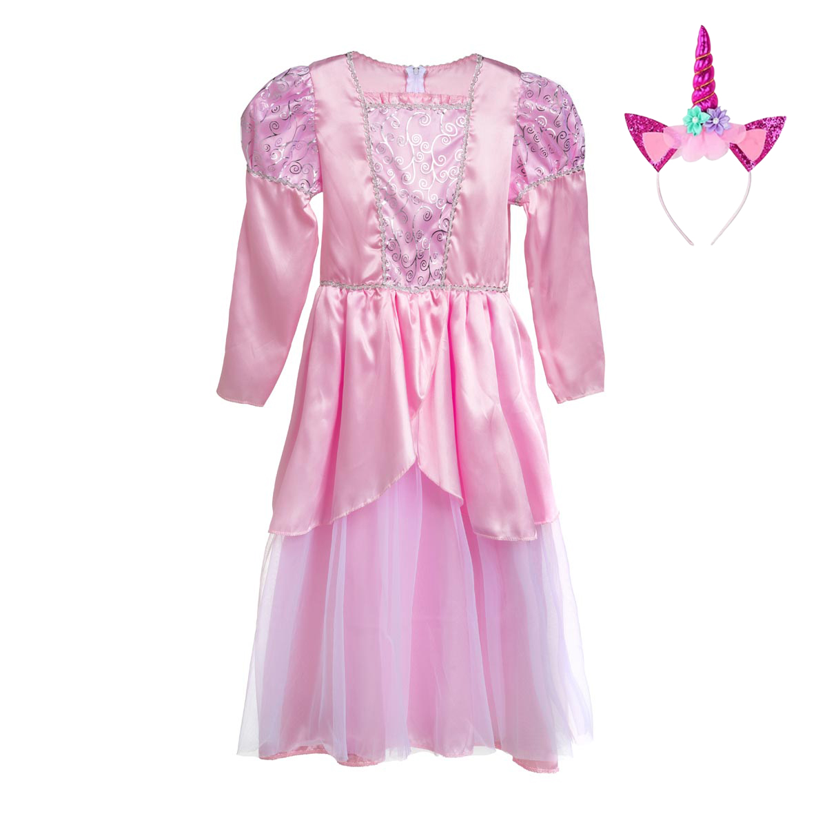 Prinsessenjurk meisje - Roze