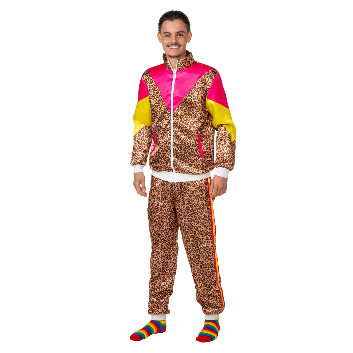Fout trainingspak 80s | Panterprint goud