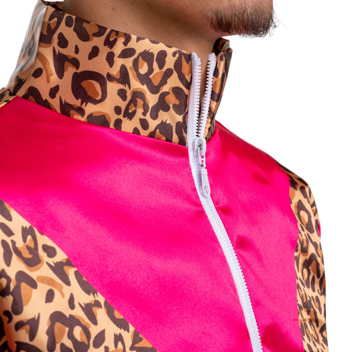 Fout trainingspak 80s | Panterprint goud - Afbeelding 4