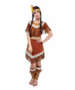 Kostuum Vrouw Indianen  - Maat S