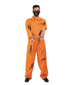 Kostuum Heren Gevangene Oranje - Maat M