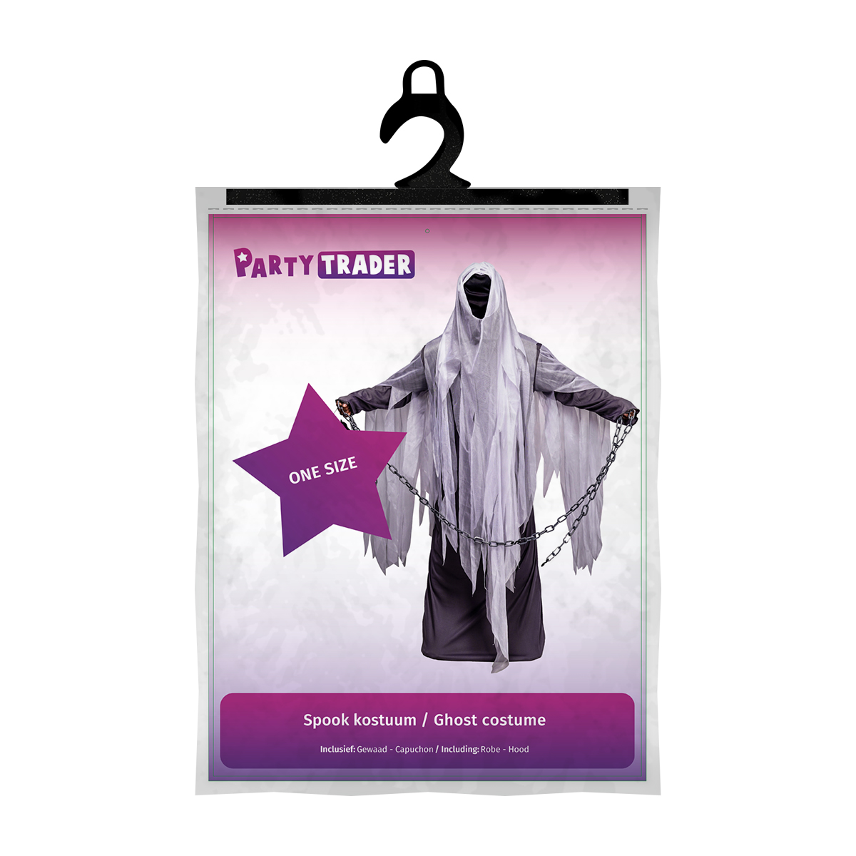Halloween Kostuum Spook - Onze Size - Afbeelding 2