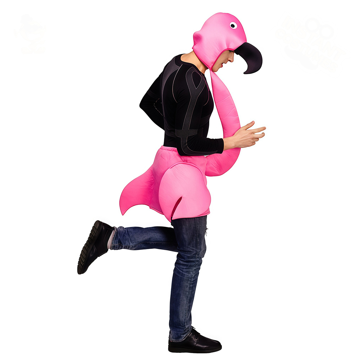 Kostuum Flamingo Roze - Maat M