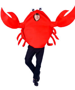 Kostuum Krab Rood - One Size