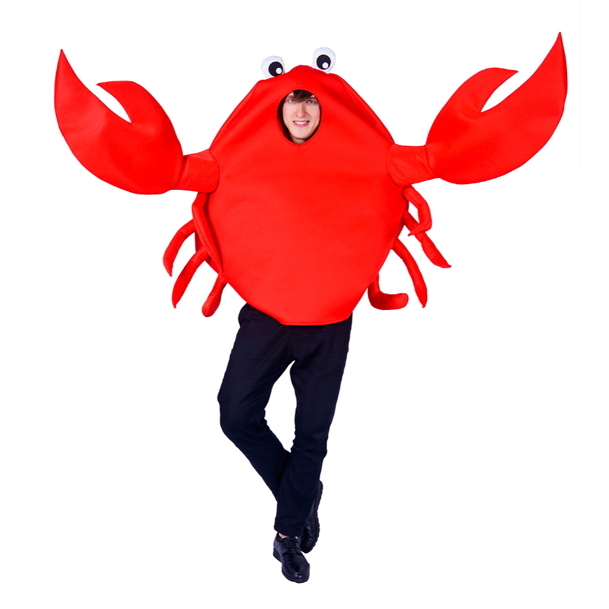 Kostuum Krab Rood - One Size