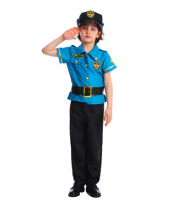 Kostuum Kinderen Politie Lichtblauw - 4-6 Jaar