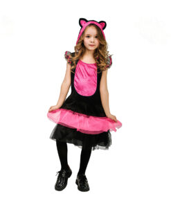 Kostuum Cat Girl kinderen - 4-6 Jaar