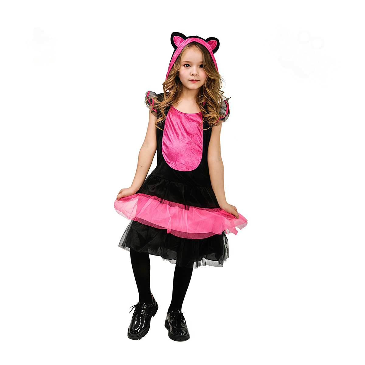 Kostuum Cat Girl kinderen - 7-9 Jaar