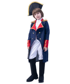 Kostuum Kinderen Napoleon Blauw-Rood - 10-12 Jaar