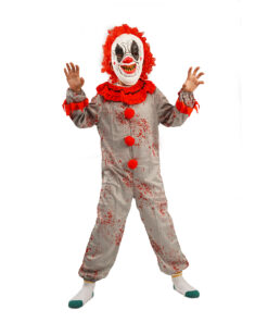 Halloween Kostuum Killer Clown kinder- 7-9 jaar