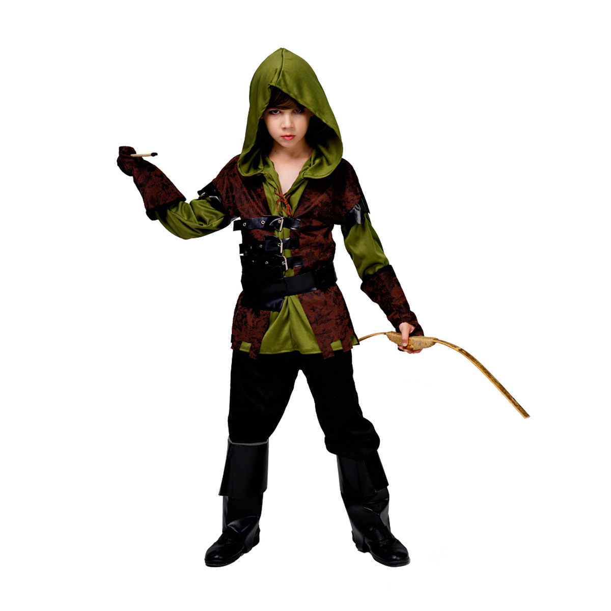Kostuum Jongens Robin Hood Kinderen - 7-9 Jaar