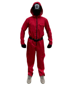 Squid game kostuum + masker - Maat XL/XXL