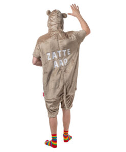 Apen dieren shortsie - Korte onesie - Zatte aap
