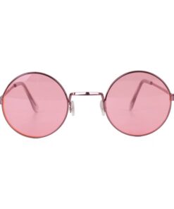 Ronde hippie bril | Roze